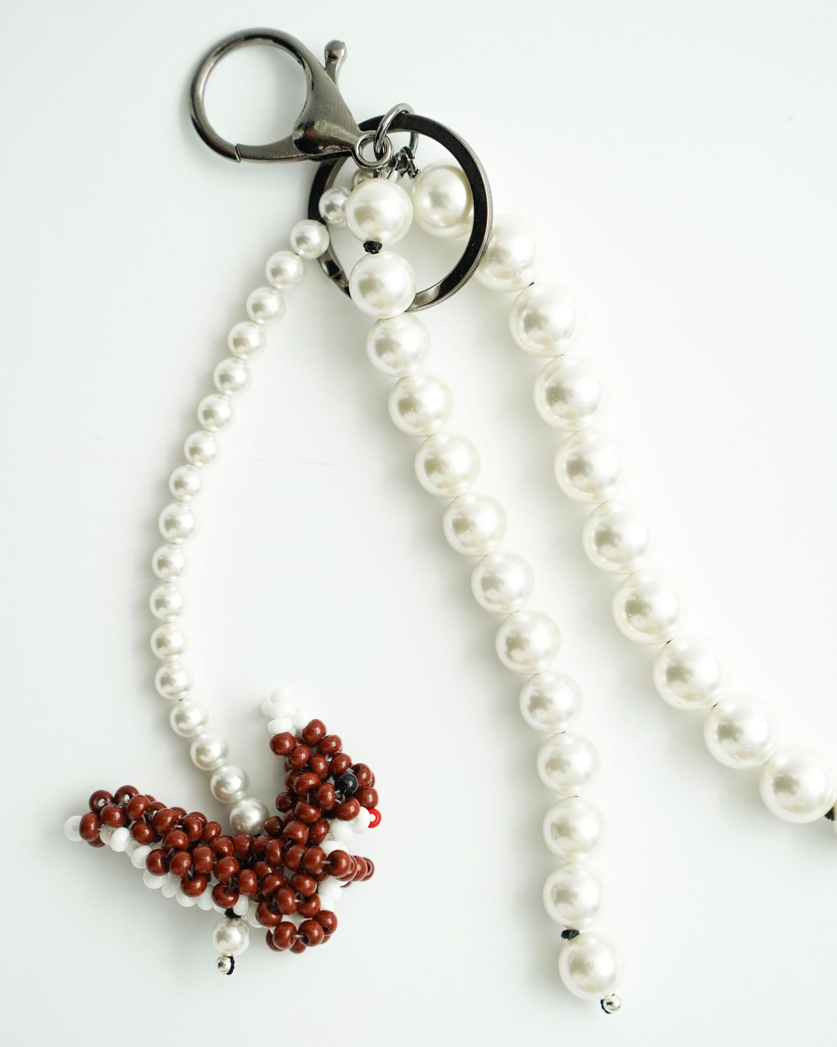 Mikita Kunitsky - Majorica + Squirrel Key-Ring