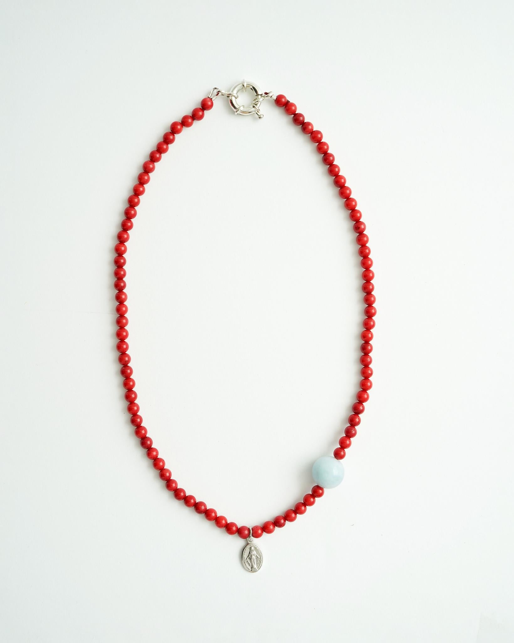 Mikita Kunitsky - Coral Mother Necklace