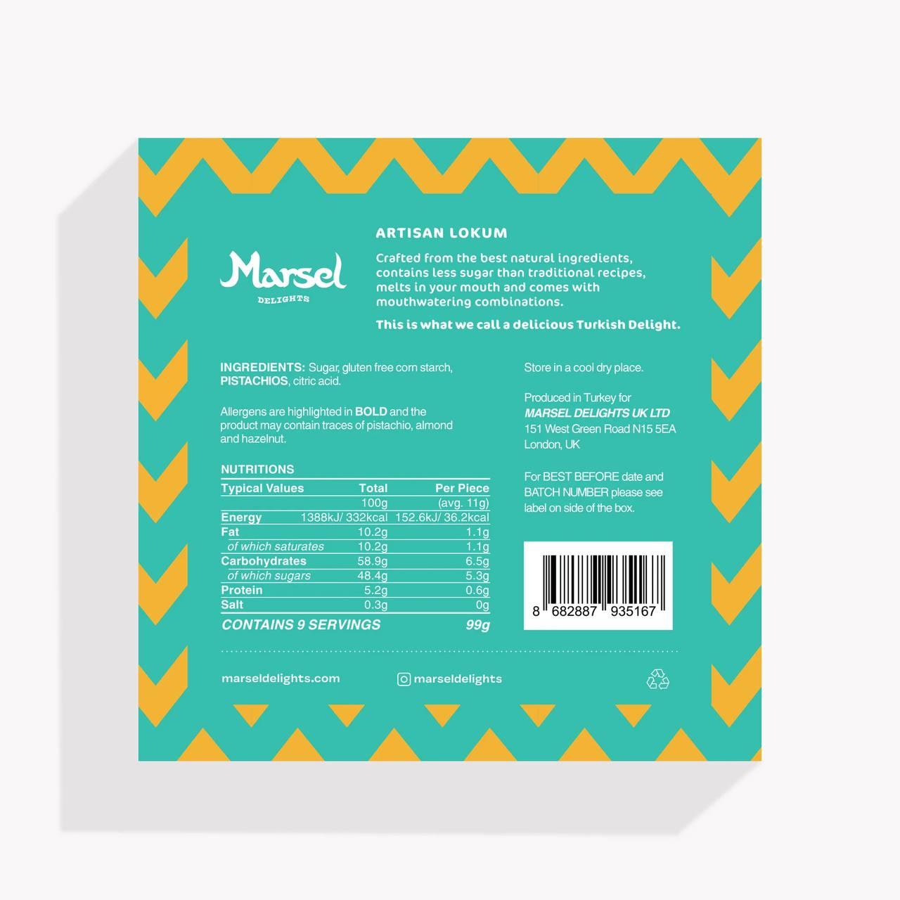 Marsel artisan lokum - Pistachio