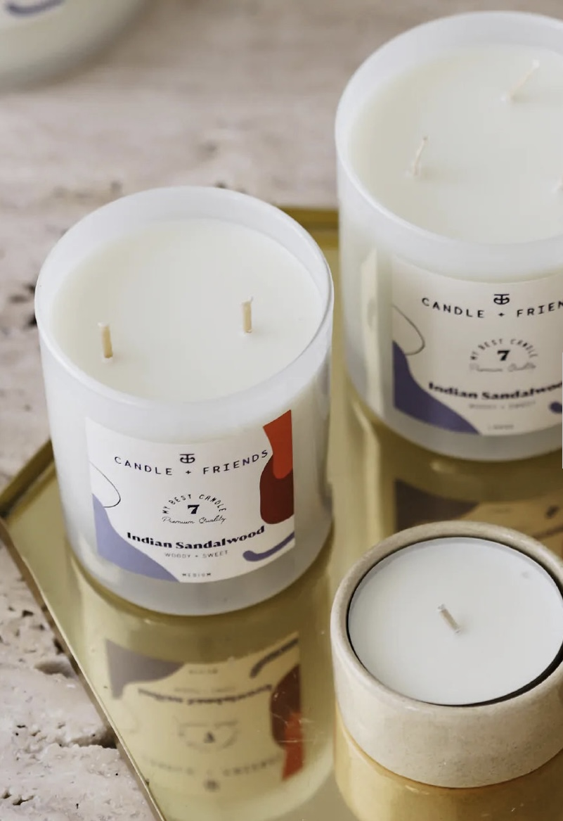 Candle+Friends - No.7 Indian Sandalwood Medium