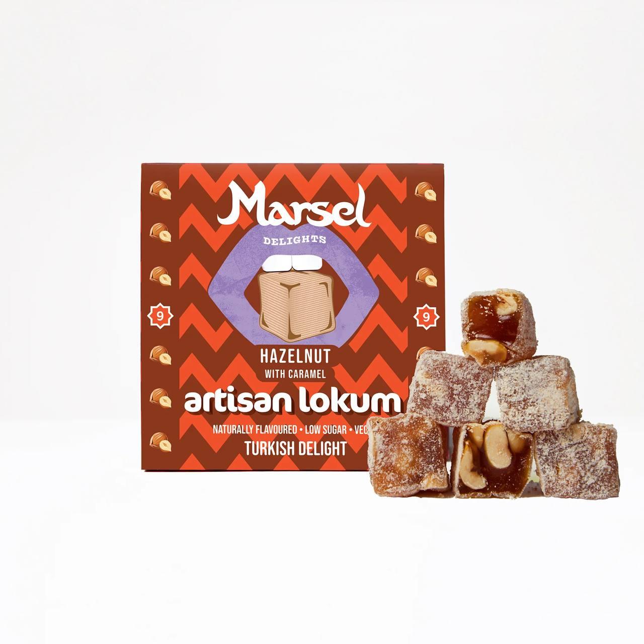 Marsel artisan lokum - Hazelnut with caramel