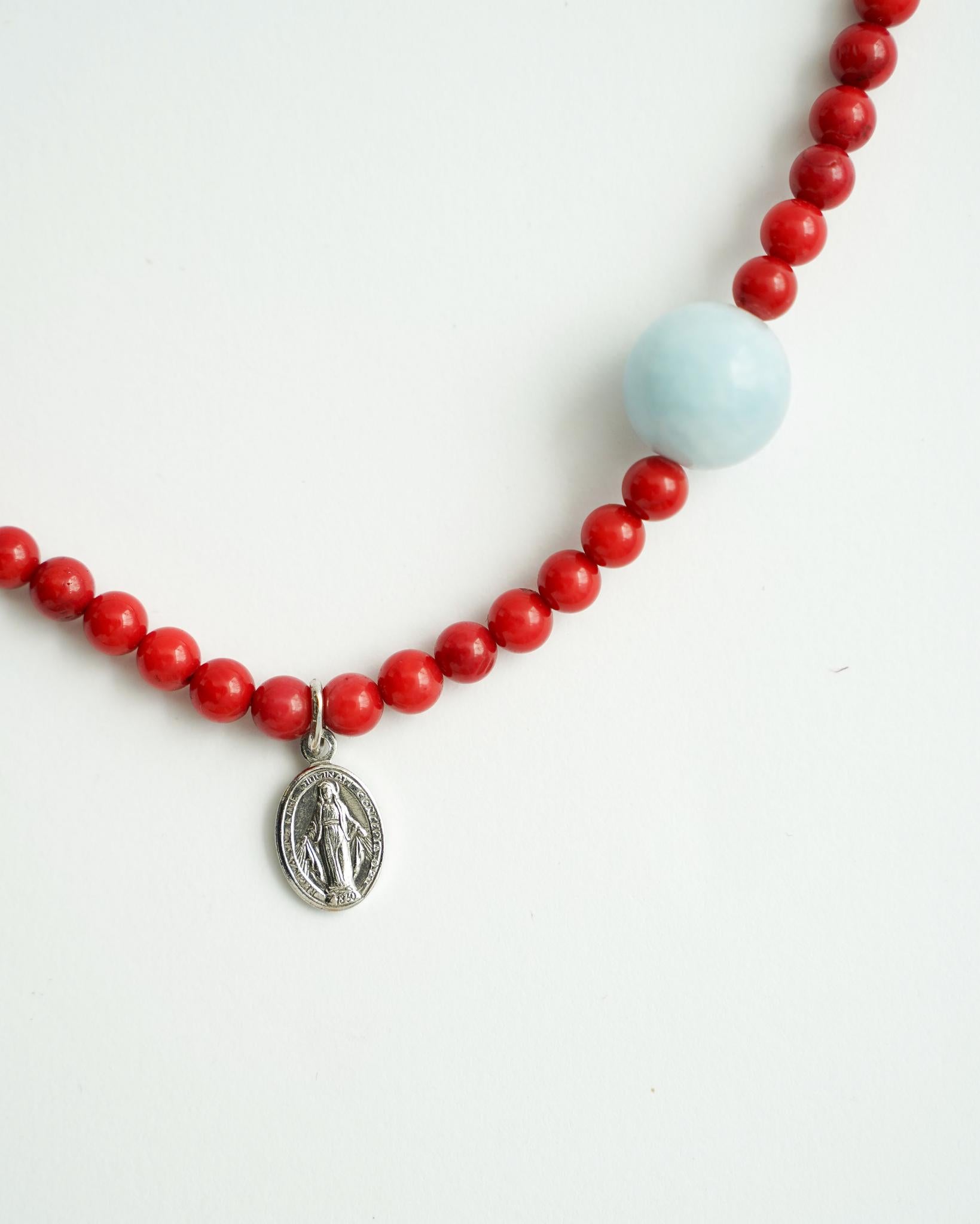 Mikita Kunitsky - Coral Mother Necklace