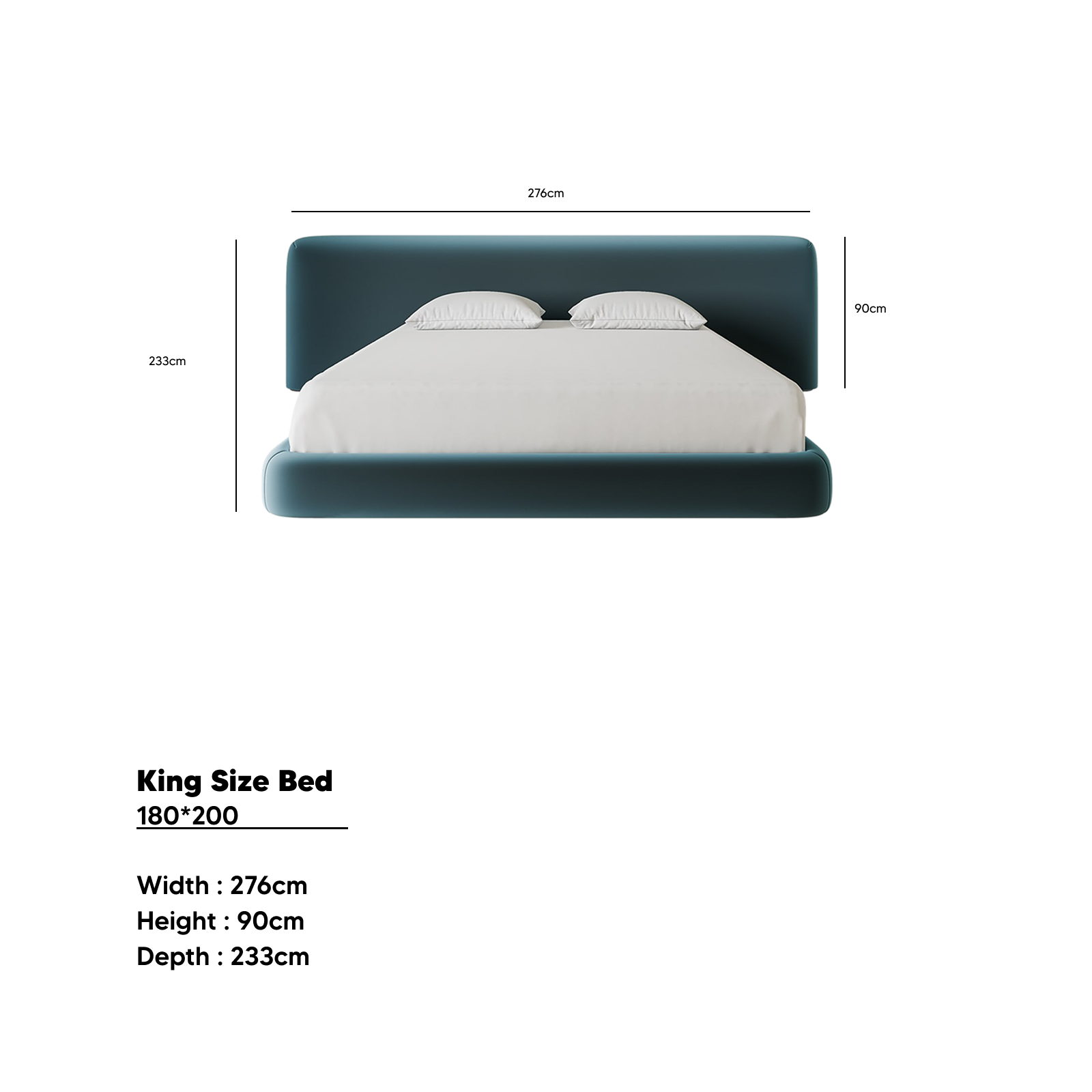 Bed LINEA King Size