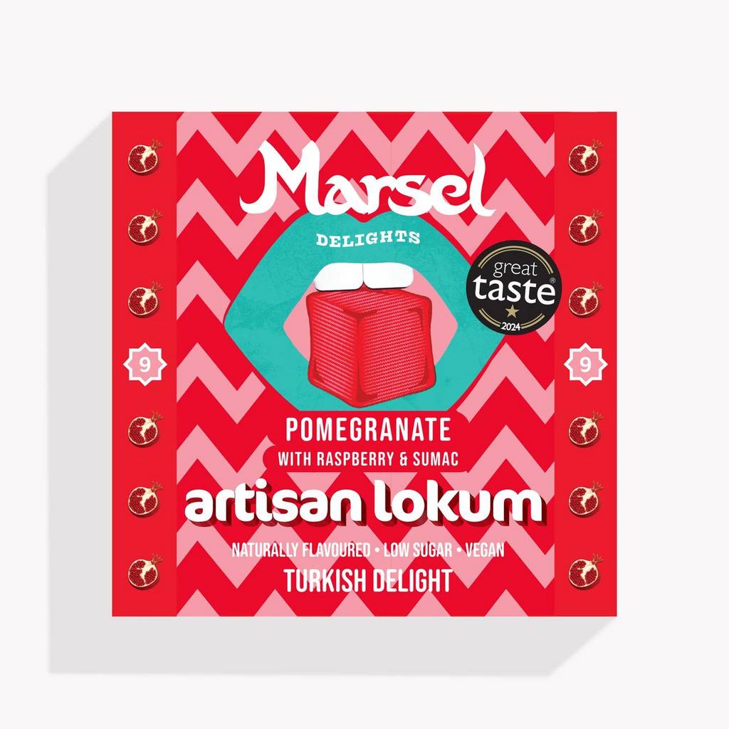 Marsel artisan lokum - Pomegranate with raspberry & sumac