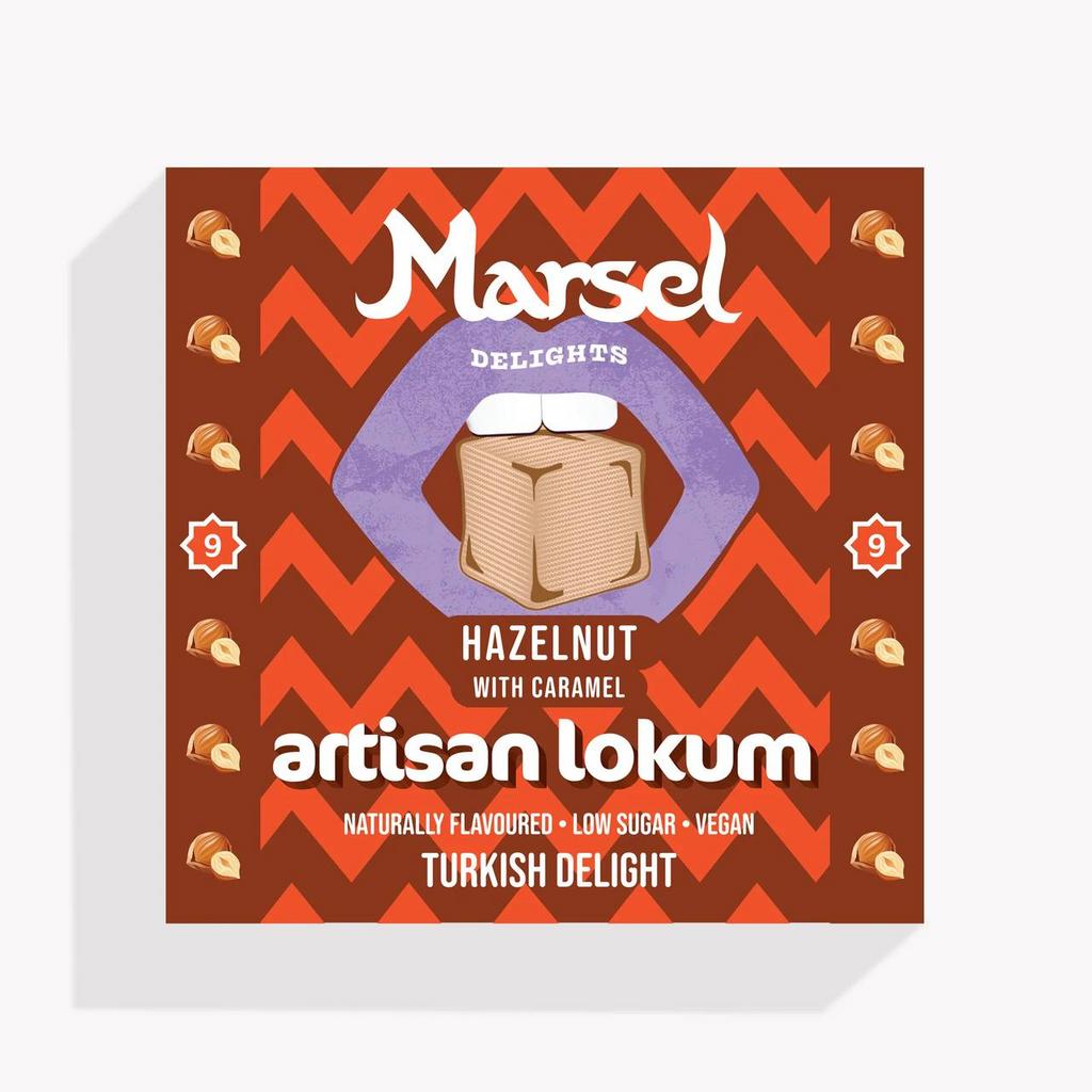 Marsel artisan lokum - Hazelnut with caramel