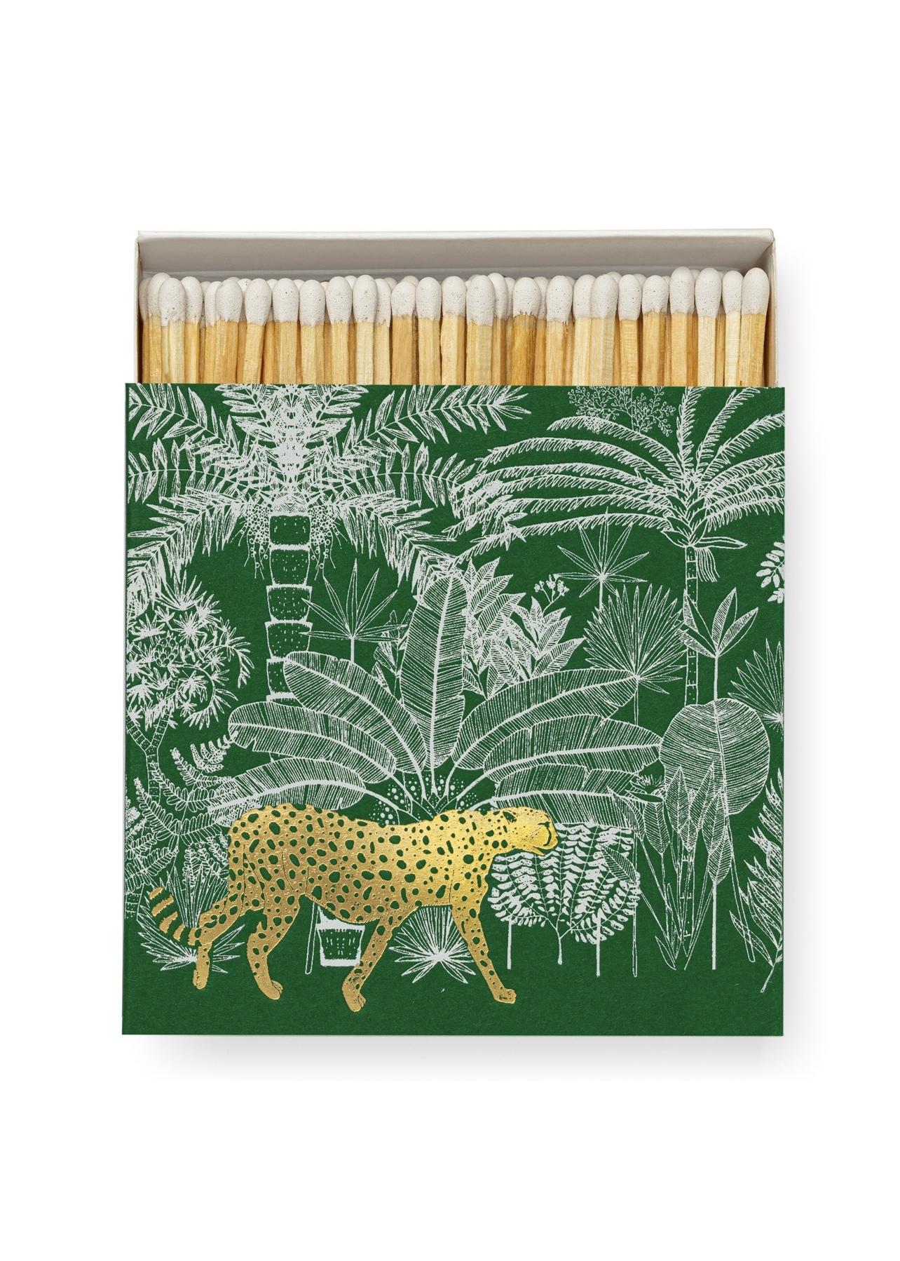 Matches - Cheetah in Jungle Green