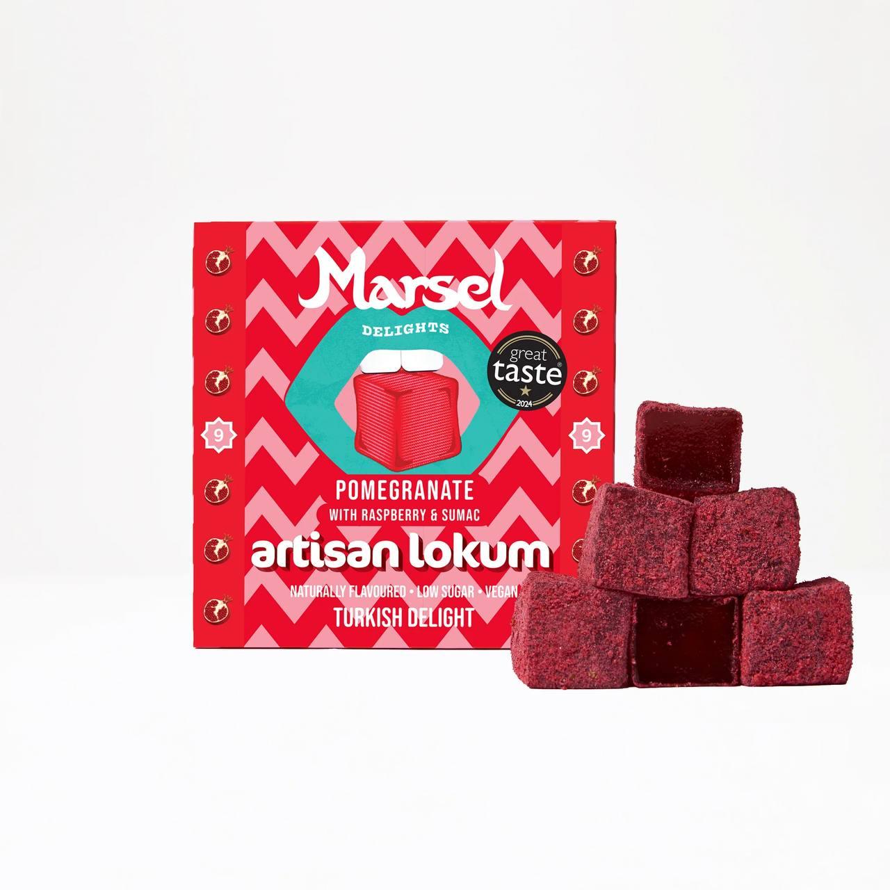 Marsel artisan lokum - Pomegranate with raspberry & sumac