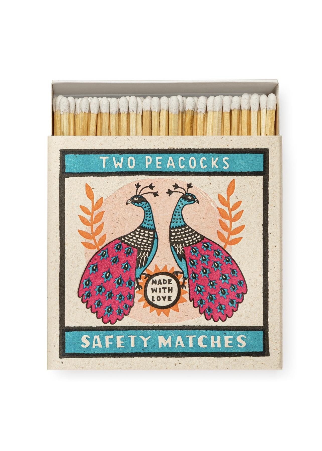 Matches - Two Peacocks