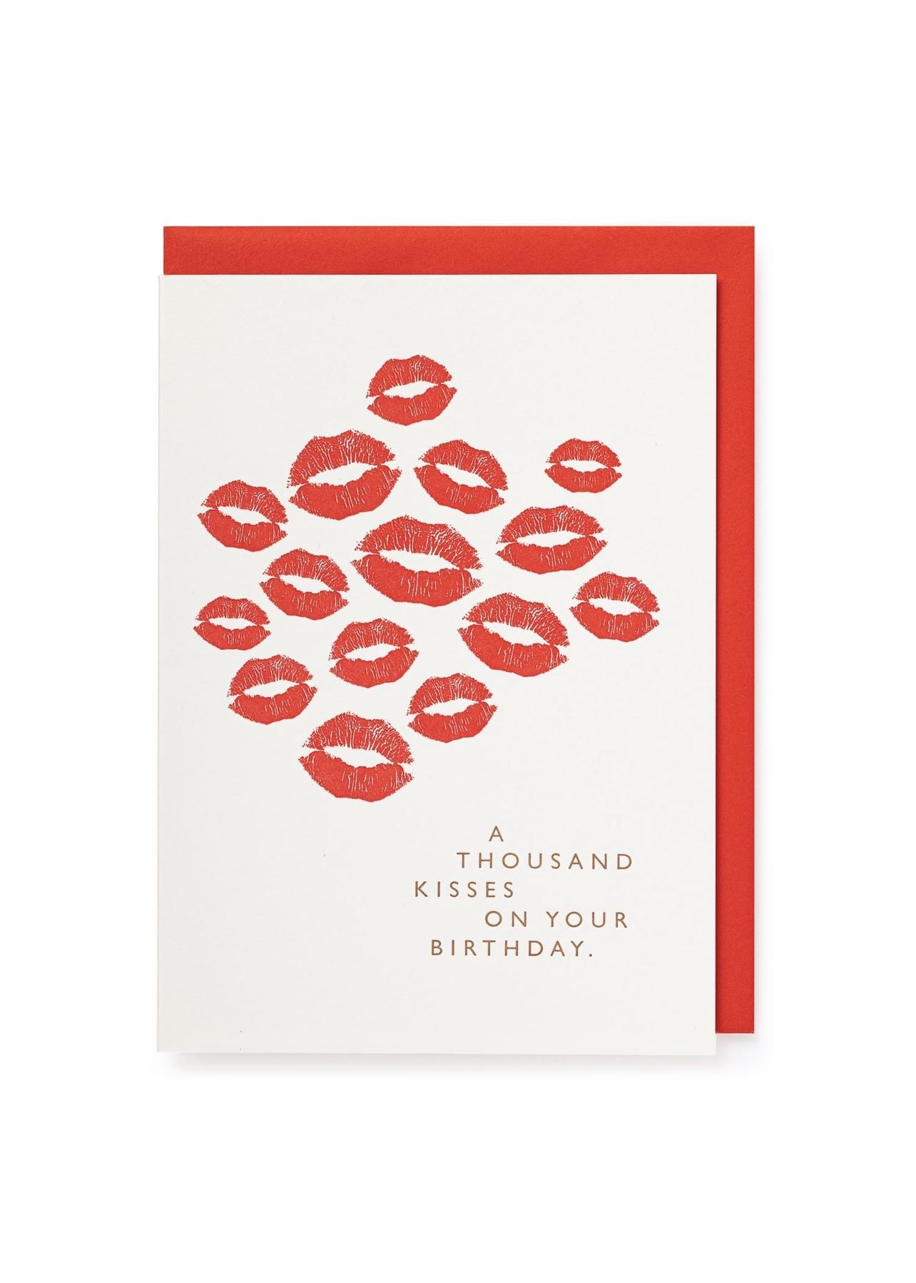 Postcard - A thousand Kisses