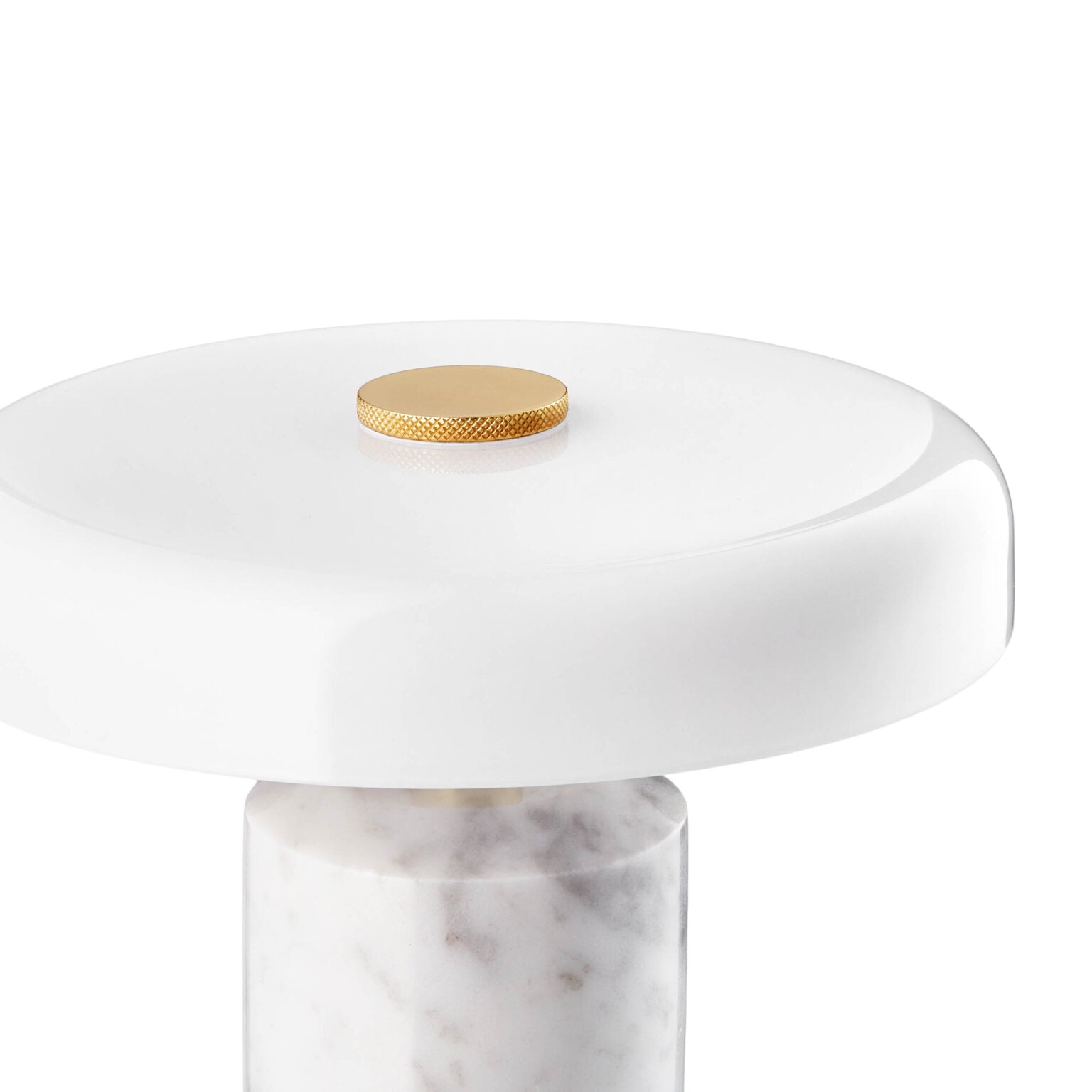 Lamp Trip - Carrara marble | Opal glossy shade